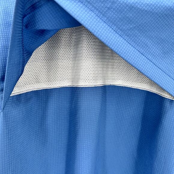 Columbia Fishing Hiking Shirt Mens XXL Blue Long Roll Tab Sleeve Vented Outdoor - Picture 9 of 10